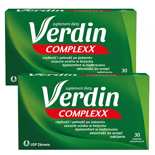 ZESTAW: 2 x Verdin Complexx, 30 tabletek powlekanych