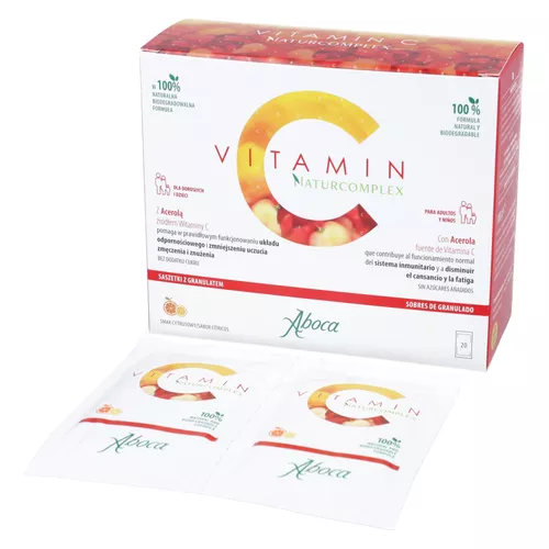 Vitamin C Naturcomplex, smak cytrusowy, 5 g x 20 saszetek