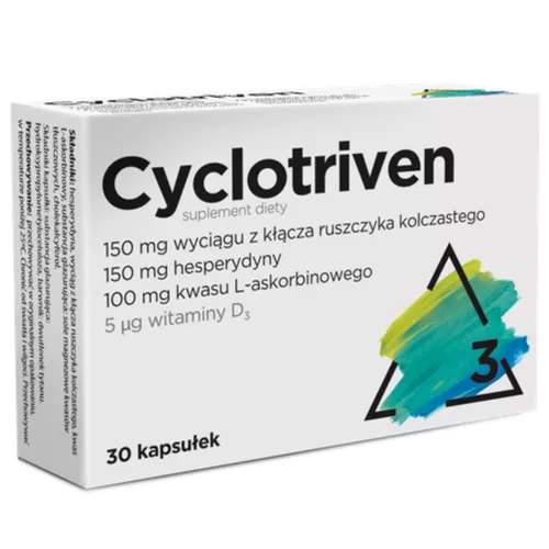AFLOFARM - Cyclotriven, na układ krążenia, 30 kapsułek