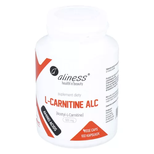 Aliness L-Carnityne ALC, 100 kapsułek