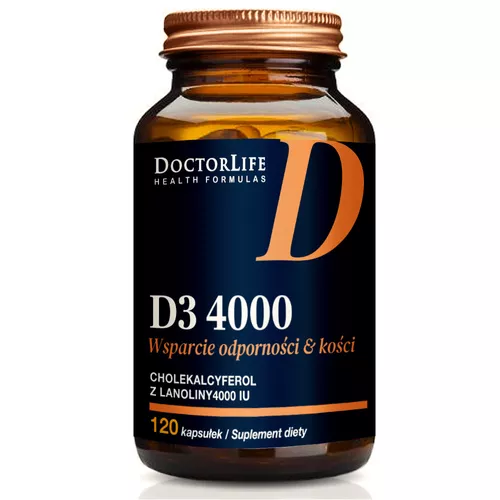 Doctor Life D3 4000, 120 kapsułek