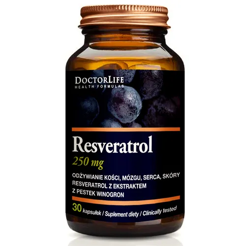 Doctor Life Resveratrol, 30 kapsułek