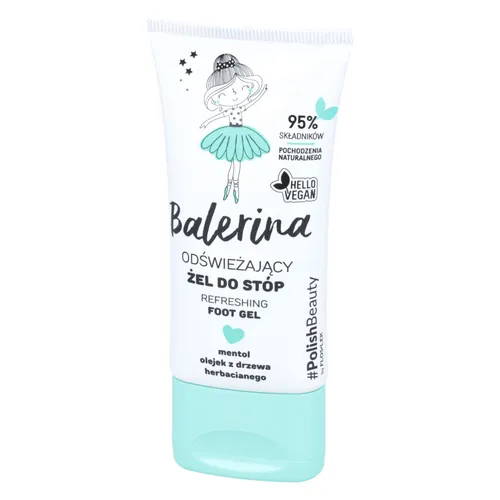 FLOSLEK Balerina - odświeżający żel do stóp, 50 ml