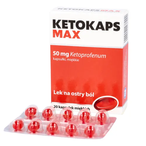 Ketokaps Max 50 mg, 20 kapsułek miękkich