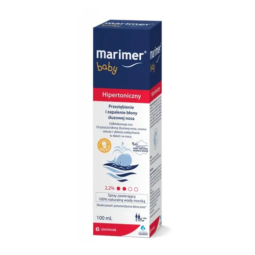 Marimer - hipertoniczny, roztwór wody morskiej, 100 ml