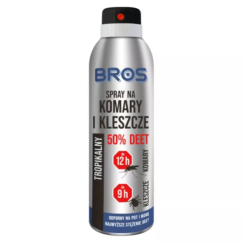 BROS - spray na komary i kleszcze, 180 ml