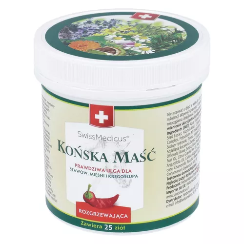 HERBAMEDICUS - maść końska rozgrzewająca, 250 ml