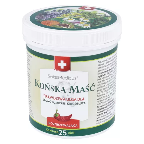 HERBAMEDICUS - maść końska rozgrzewająca, 500 ml