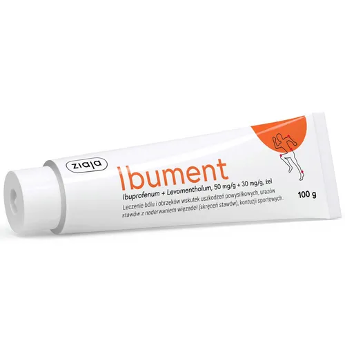 Ibument 50 mg/g + 30 mg/g, żel, 100 g