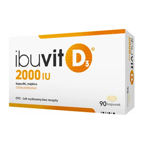 Ibuvit D3 2000 IU, 90 kapsułek