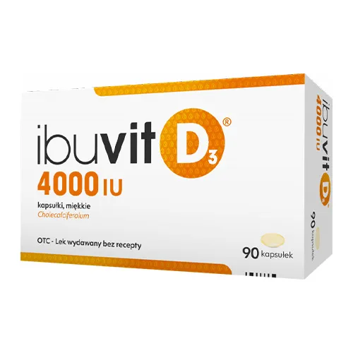 Ibuvit D3 4000 IU, 90 kapsułek