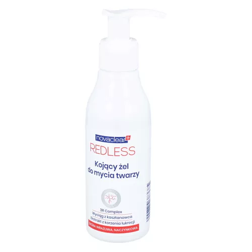 Novaclear REDLESS - kojący żel do mycia twarzy, 150 ml