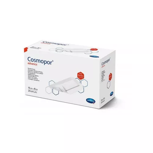 COSMOPOR ADVANCE - opatrunek jałowy 15 cm x 8 cm, 25 sztuk