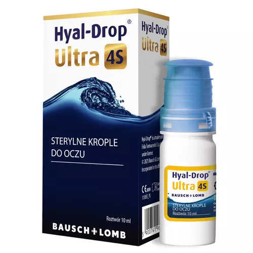 Hyal-Drop Ultra 4S - nawilżające krople do oczu, 10 ml