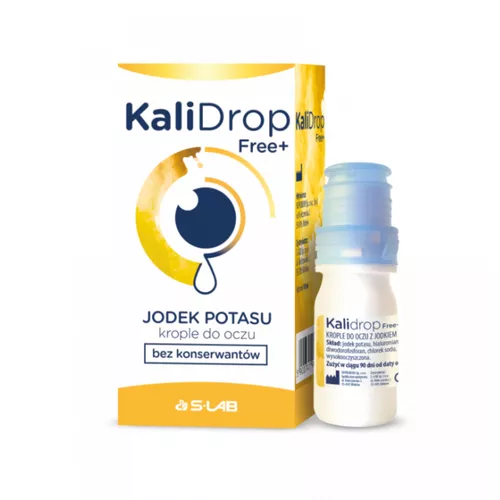KaliDrop free+ - Krople do oczu z jodkiem potasu, 10 ml