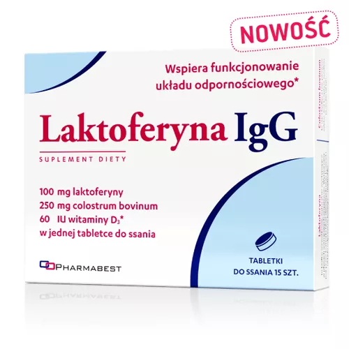 Laktoferyna IgG, 15 tabletek do ssania