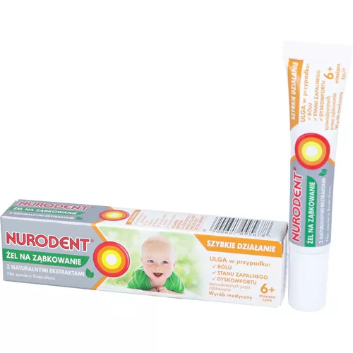 Nurofen NURODENT - żel na ząbkowanie, łagodzący ból dla dzieci 15 ml