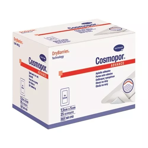 COSMOPOR ADVANCE - opatrunek jałowy 7,2 cm x 5 cm, 25 szt.