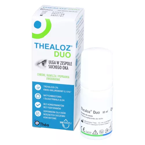Thealoz Duo - krople do oczu, 10 ml