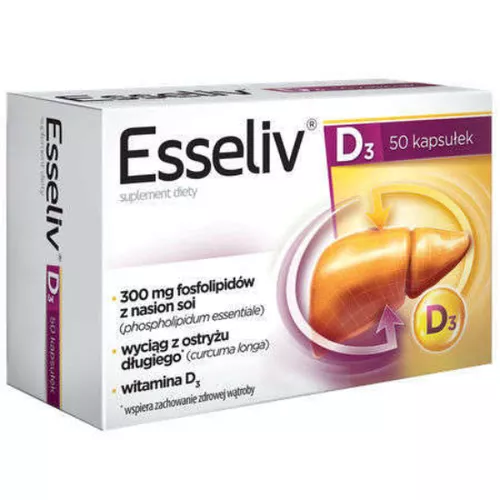 Esseliv D3, 50 kapsułek