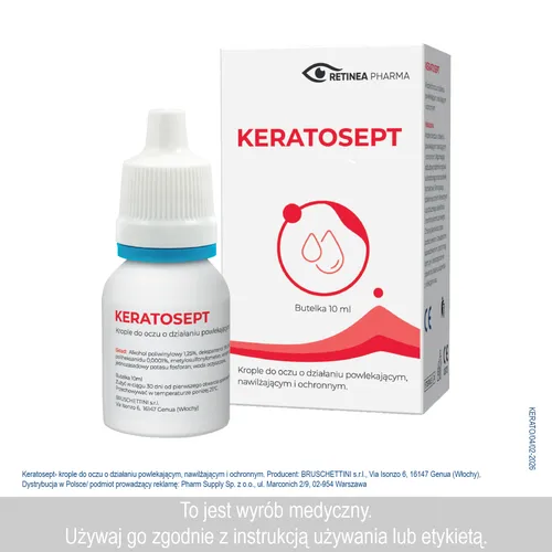 Keratosept - krople do oczu, 10 ml