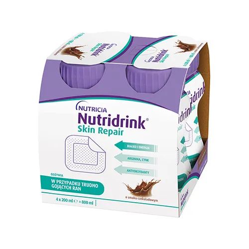 Nutridrink Skin Repair - smak czekoladowy, 4x200 ml