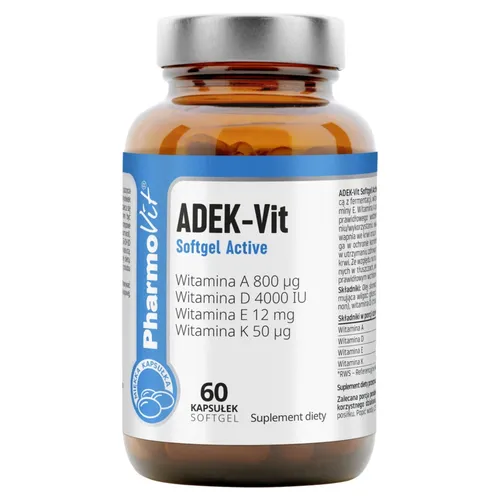 PharmoVit ADEK-Vit Softgel Active, 60 kapsułek