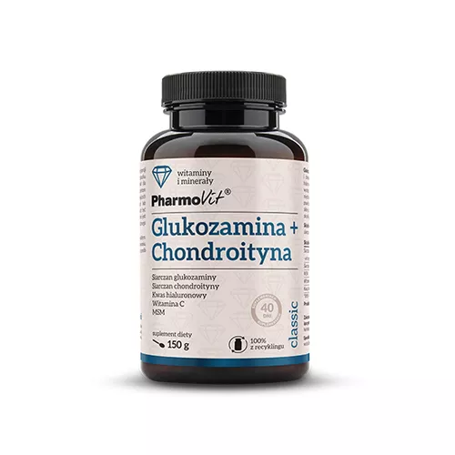 PharmoVit Glukozamina + Chondroityna, proszek, 150 g