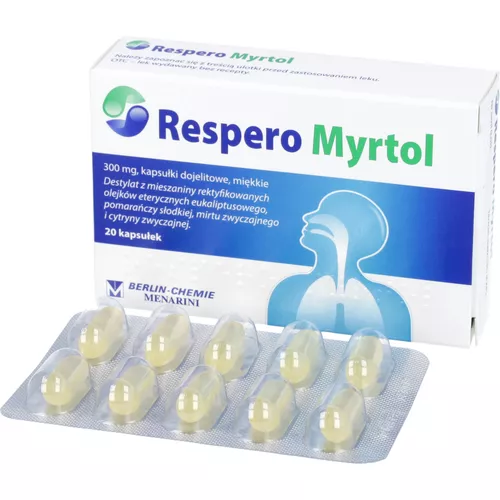 Respero Myrtol 300 mg, 20 kapsułek