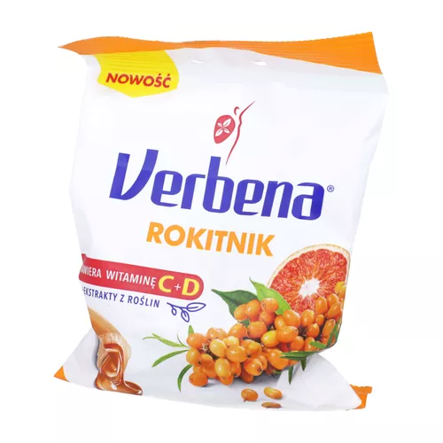 Verbena - Rokitnik cukierki ziołowe, 60 g