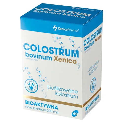 Xenico Colostrum Bovinum, 60 kapsułek