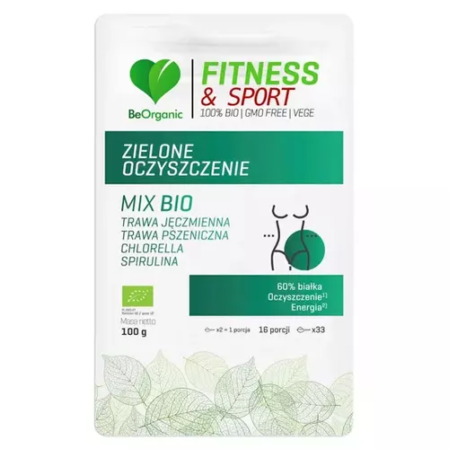 BeOrganic Zielone Oczyszczenie MIX BIO, 100 g