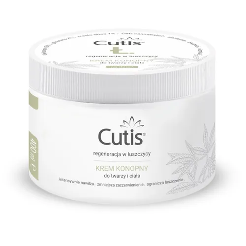 Cutis Ł Łuszczyca - krem konopny 20% + CBD, 400 ml