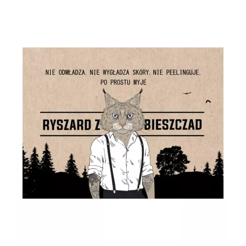 LAQ - mydło w kostce dla facetów Ryś, Ryszard z Bieszczad, 85 g