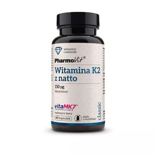 PharmoVit Witamina K2 z natto, 60 kapsułek