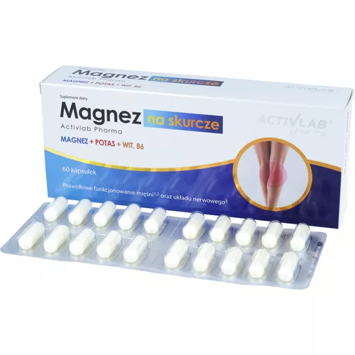 Activlab Magnez + Potas + B6, 60 kapsułek