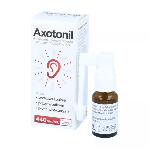 Axotonil 440 mg/ml, aerozol, 10 ml