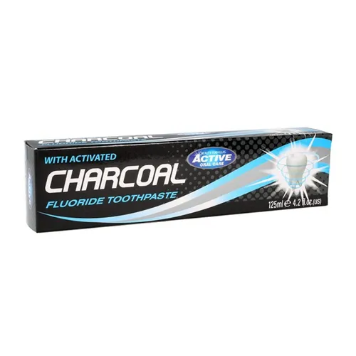 BEAUTY FORMULAS Active Charcoal - pasta do zębów z aktywnym węglem, 125 ml