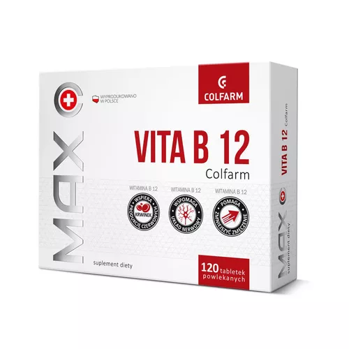 Colfarm - Vitaminum B12, 120 tabletek