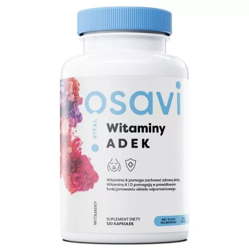 Osavi ADEK, zestaw witamin, 120 kapsułek
