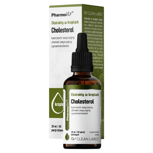 PharmoVit Ekstrakty w kroplach Cholesterol, 30 ml