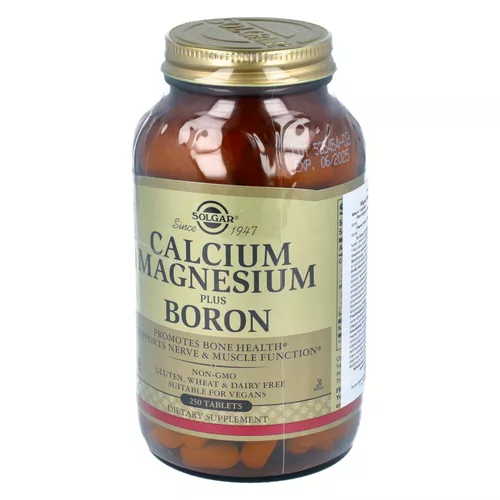 Solgar Calcium Magnesium plus Boron, 250 tabletek