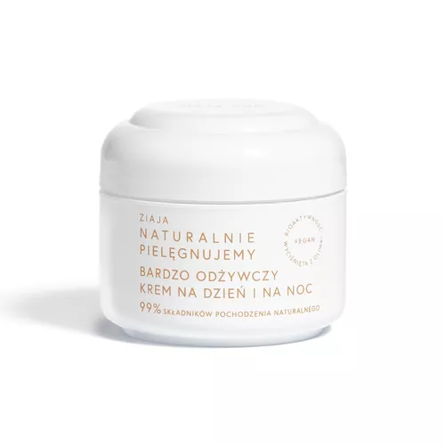 ziaja naturalnie pielęgnujemy - bardzo odżywczy krem na dzień i na noc, 50 ml