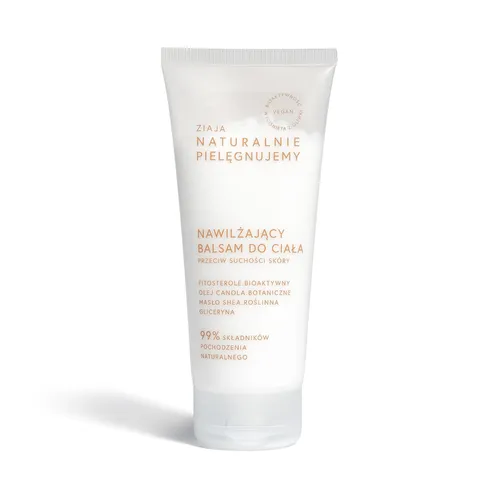 ziaja naturalnie pielęgnujemy - nawilżający balsam do ciała przeciw suchości skóry, 200 ml