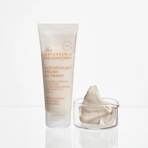 ziaja naturalnie pielęgnujemy - oczyszczający peeling do twarzy, 70 ml