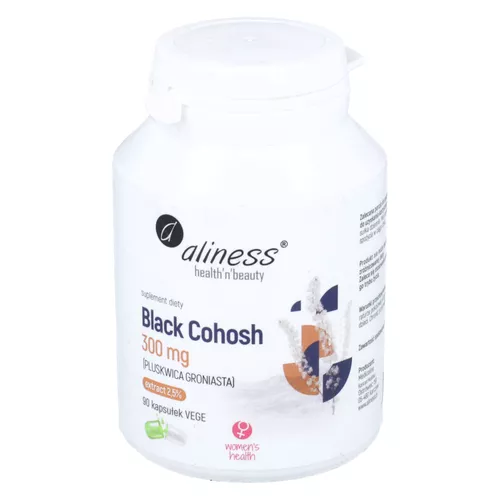 Aliness Black Cohosh (pluskwica groniasta) 90 kapsułek