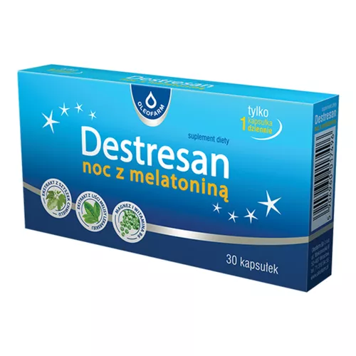 Destresan Noc z melatoniną, 30 kapsułek