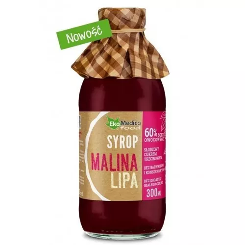 EkaMedica syrop malina i lipa, 300 ml
