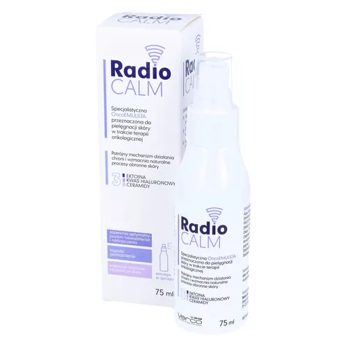RadioCALM - emulsja, pielęgnacja skóry w trakcie terapii onkologicznej, 75 ml