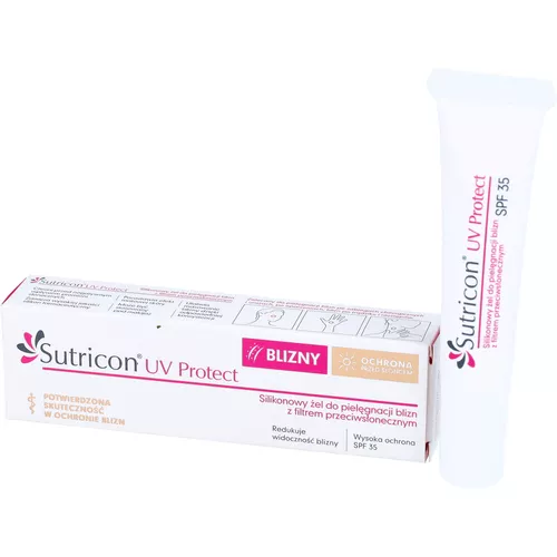 SUTRICON UV Protect - silikonowy żel do pielęgnacji blizn, 15 ml
